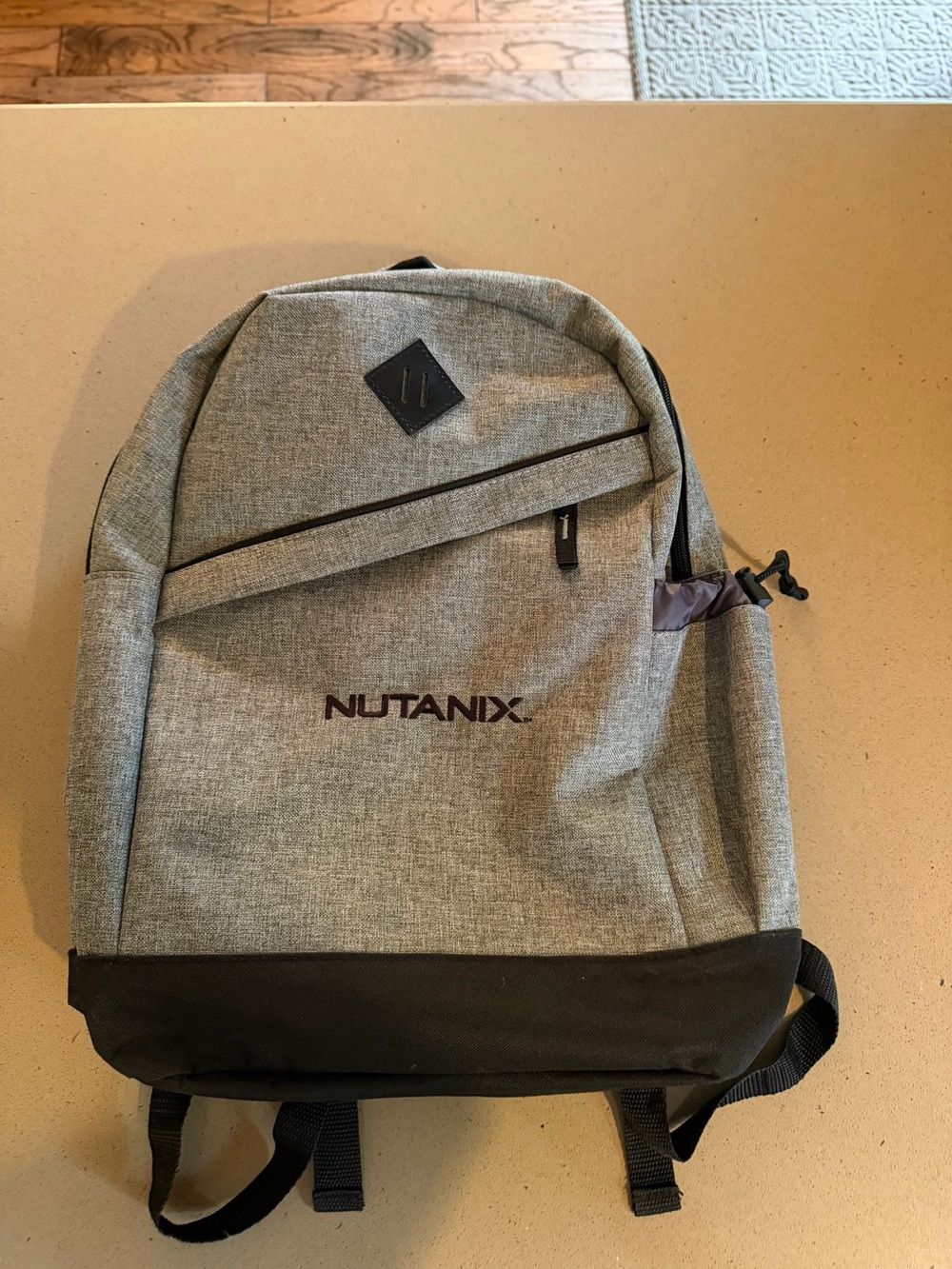 Men's Grey Backpack with Black Base - Everyday Commuter Pack